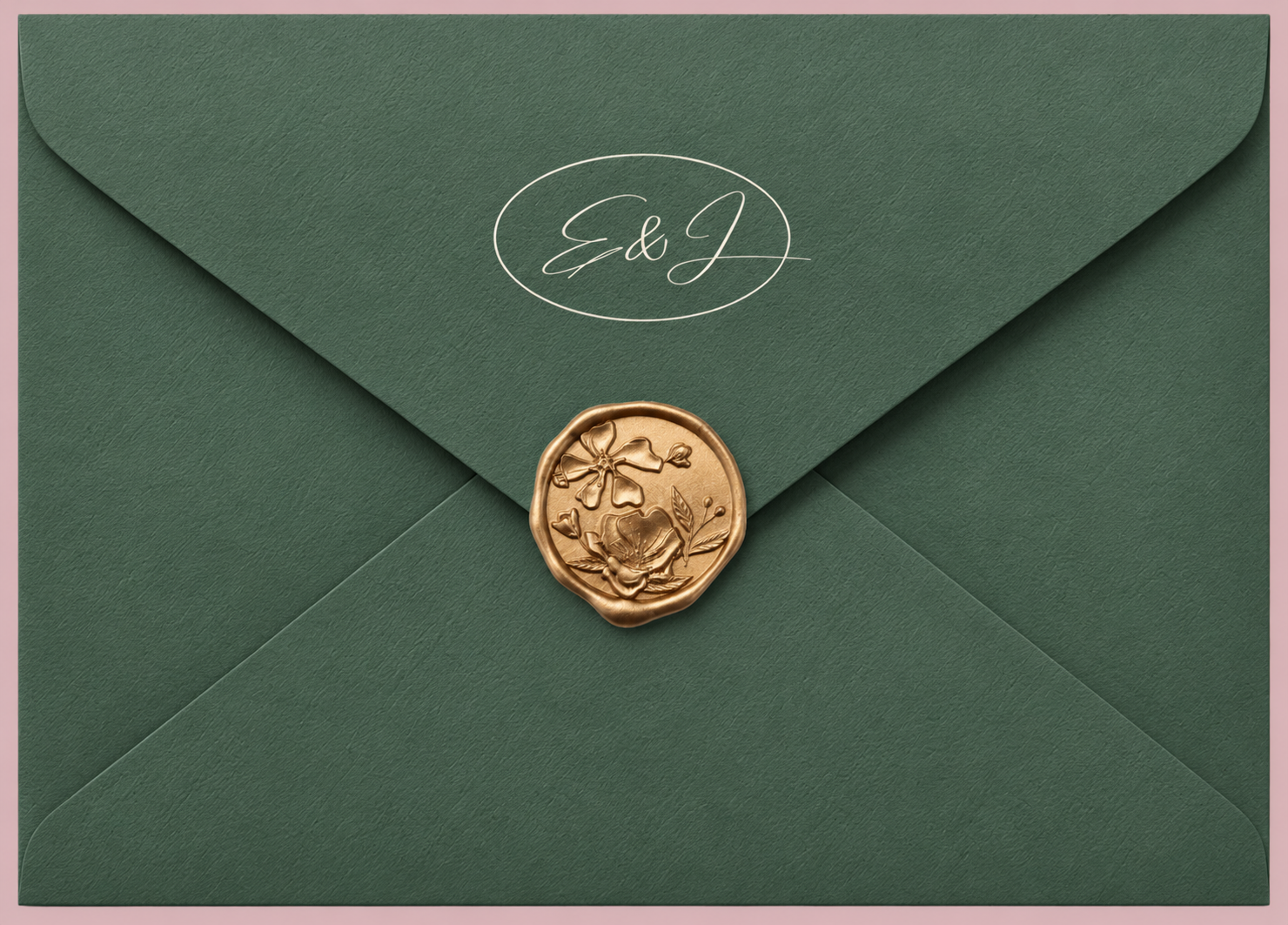 Closed wedding envelope for Elizaveta and Jiri